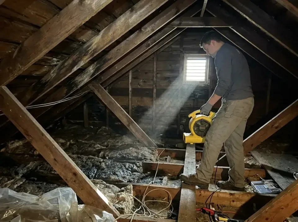 attic-water-damage-drying-proc-007 — frequently asked questions, Emergency Water Extraction & 24/7 Flood Response in East Li…